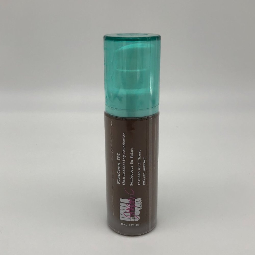 Uoma By Sharon C, Flawless IRL Skin Perfecting Foundation, Black Pearl T2 NEW